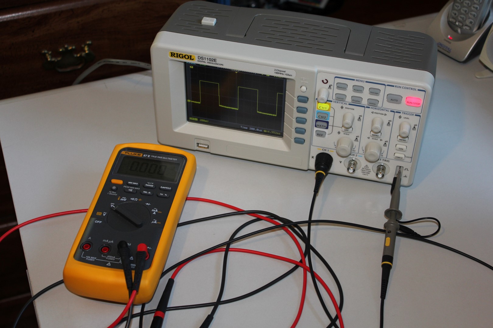 Necessary instruments: an oscilloscope and a good multimeter