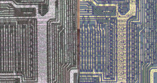 z80 die shot comparison