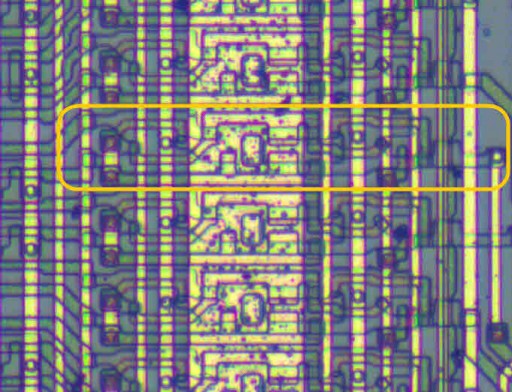 Zooming in on one bit of instruction register latch