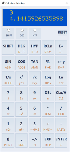 FPGA Calculator mockup