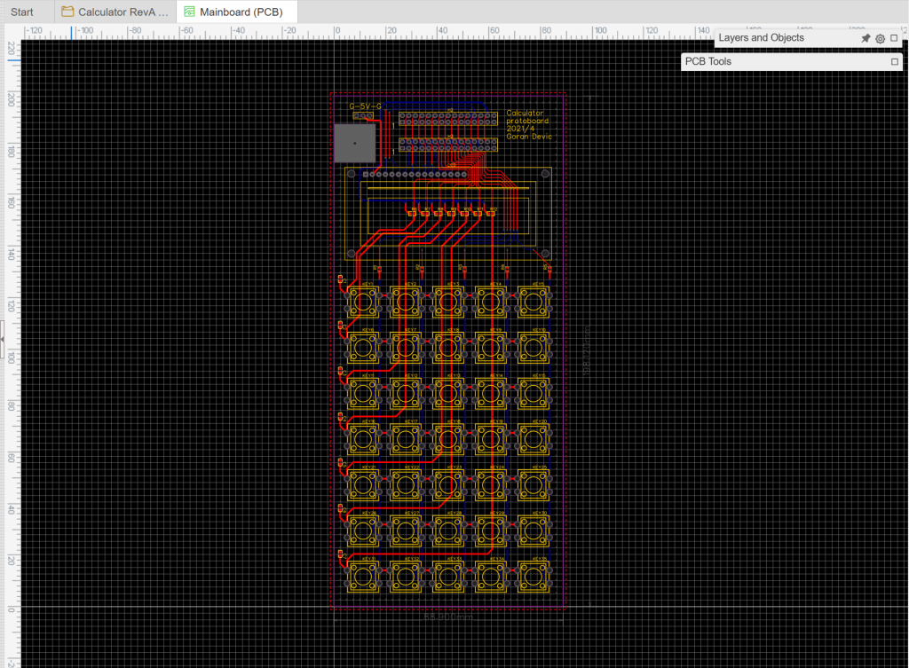 FPGA Calculator: RevA Layout